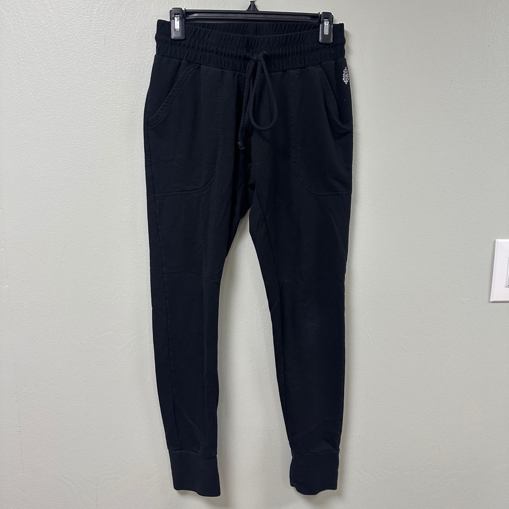 FP Movement Free People‎ Black Joggers High Rise Drawstring Sweatpants Small